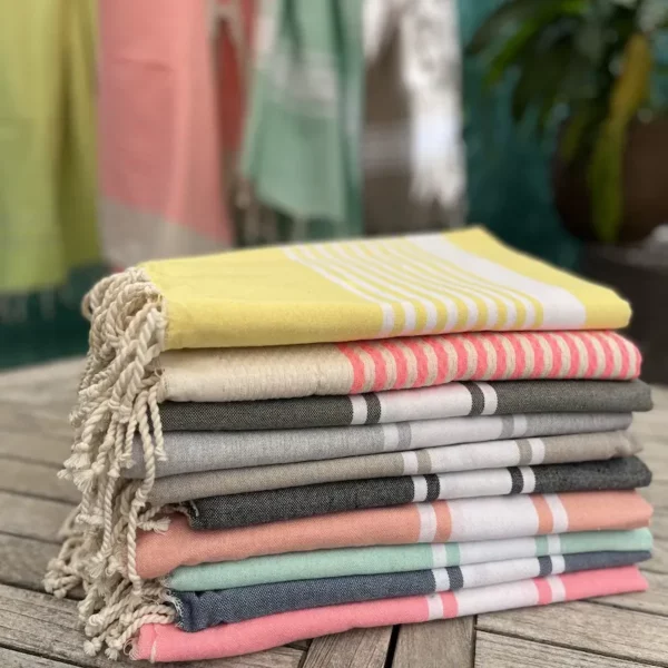 Serviette de plage personnalisée ou fouta – Image 2